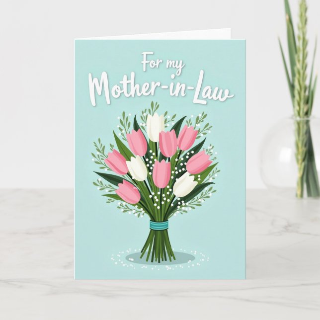Floral Motherinlaw Card (Front)