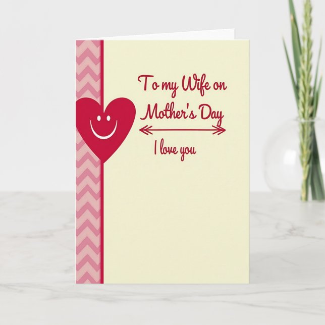 Floral Mothers Day Arrows Card (Front)