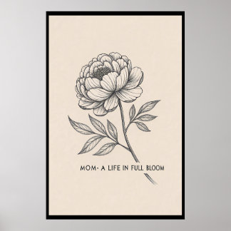 Floral Mother's Day Art - 'Life in Bloom' Decor