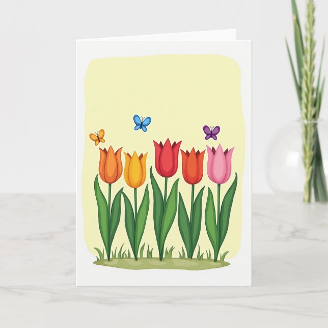 Floral Mothers Day Blooms Card (Front)