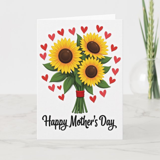 Floral Mothers Day Card (Front)