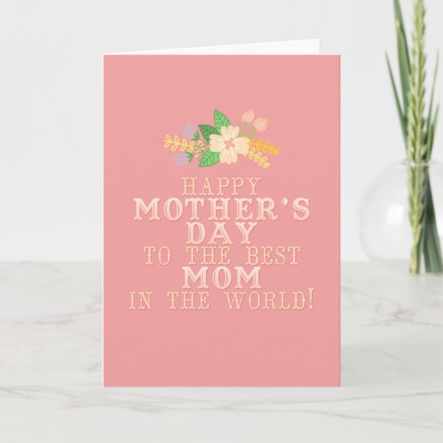 Floral Mother's Day Card (Front)