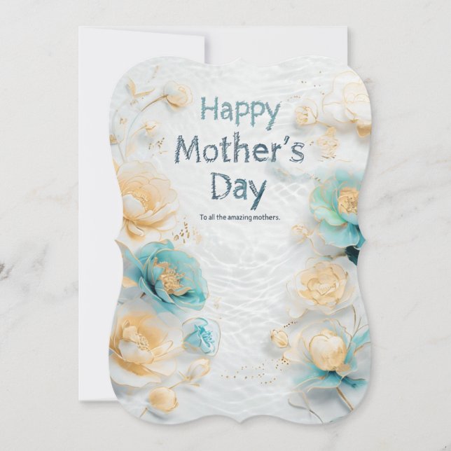 Floral Mother's Day Card  (Front)