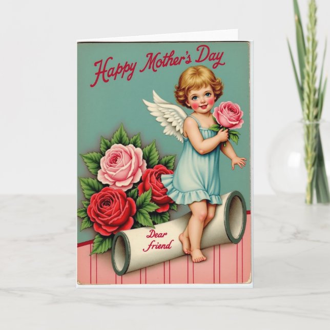Floral Mothers Day Child Card (Front)