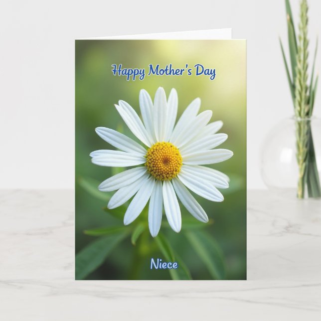 Floral Mothers Day Closeup Card (Front)