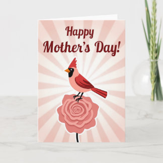 Floral Mothers Day Crest Card