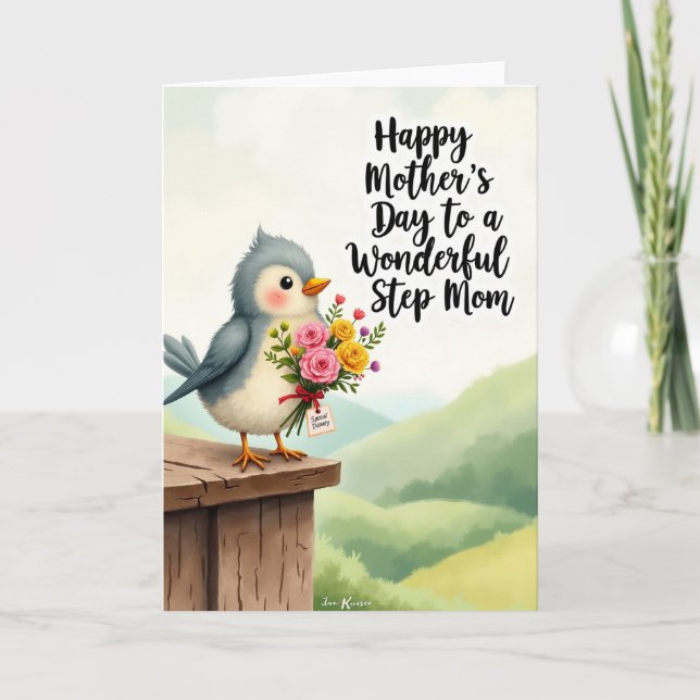 Floral Mothers Day Delivery Card (Front)