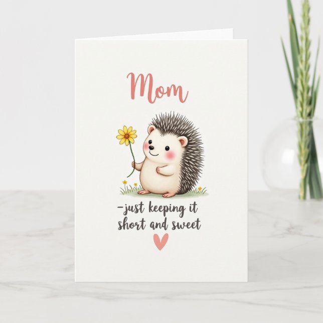 Floral Mothers Day Forest Card (Front)