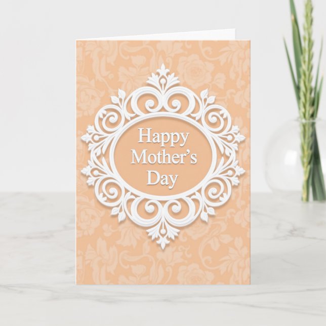 Floral Mothers Day Frame Card (Front)