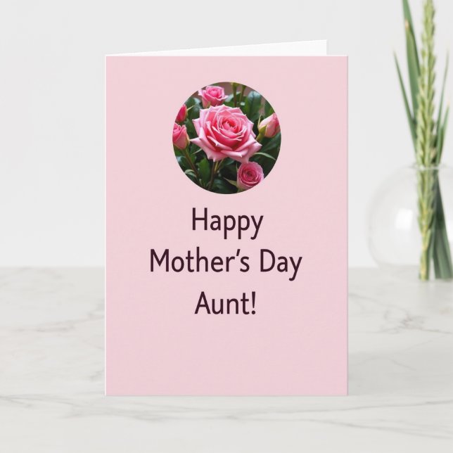 Floral Mothers Day Gardenia Card (Front)