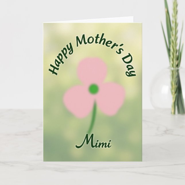 Floral Mothers Day Hues Card (Front)