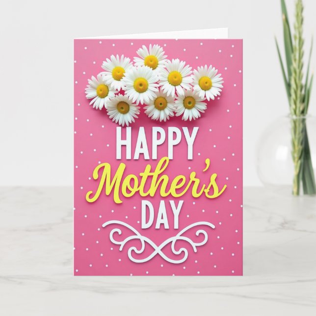 Floral Mothers Day Joy Card (Front)