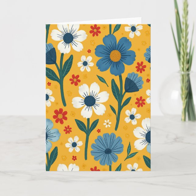 Floral Mothers Day Joyful Card (Front)