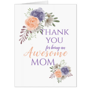 Floral Mother's Day Jumbo Card