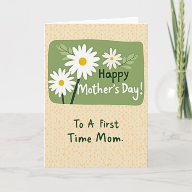Floral Mothers Day Keepsake Card (Front)