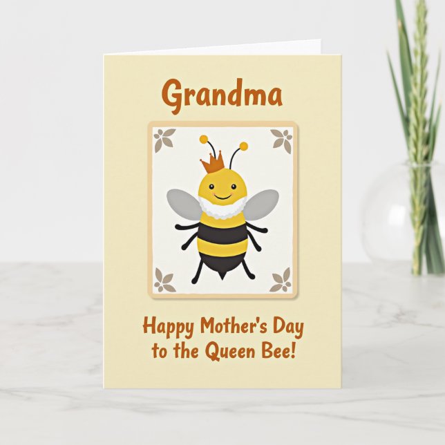 Floral Mothers Day Leader Card (Front)