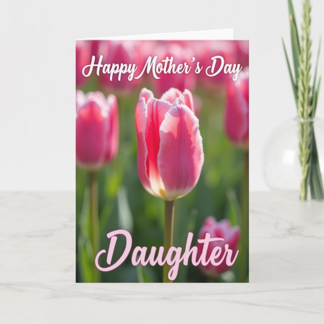 Floral Mothers Day Light Card (Front)