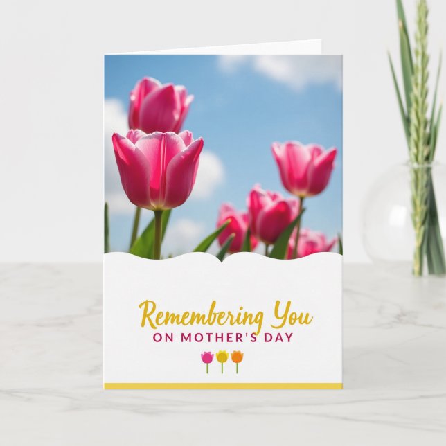 Floral Mothers Day Memory Card (Front)