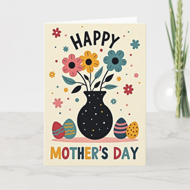 Floral Mothers Day Moment Card (Front)