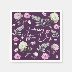 Floral Mother's Day Napkins