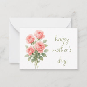 Floral Mother's Day Note Card