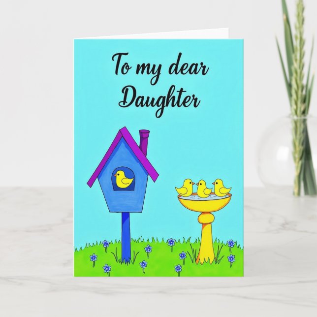 Floral Mothers Day Pedestal Card (Front)