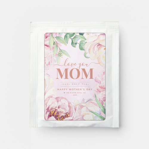 Floral Mothers Day Personalized Tea Bag Tea Bag Drink Mix