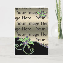 floral mother's day photo card