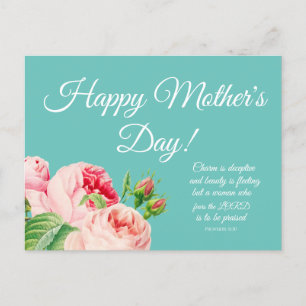 Floral Mother's Day Postcard