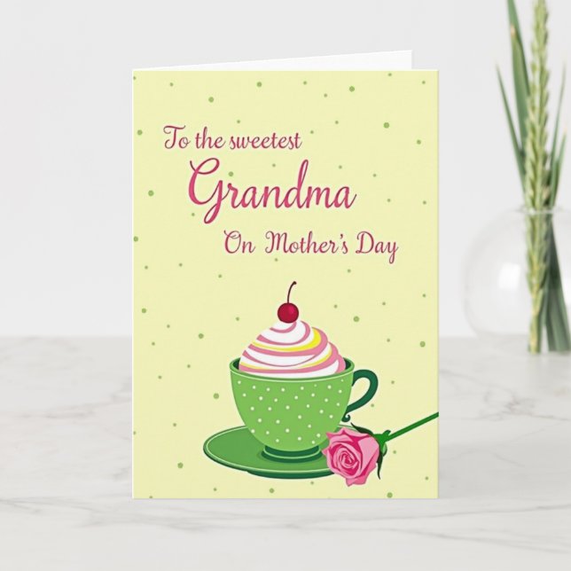 Floral Mothers Day Rose Delight Card (Front)