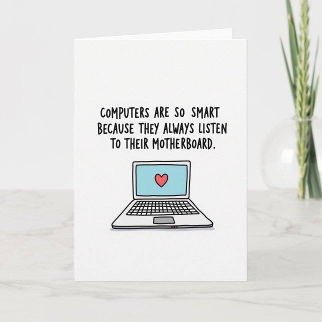 Floral Mothers Day Screen Card (Front)