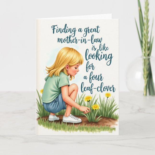 Floral Mothers Day Search Card (Front)