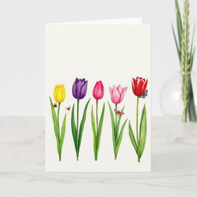 Floral Mothers Day Spring Card (Front)