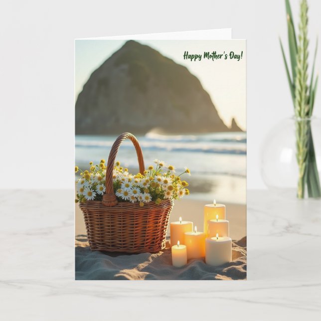 Floral Mothers Day Sunset Card (Front)