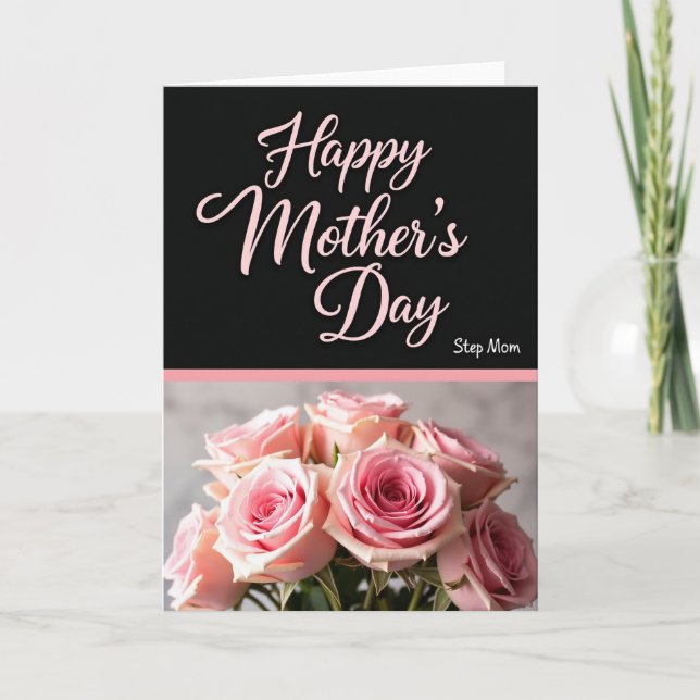 Floral Mothers Day Thanks Card (Front)