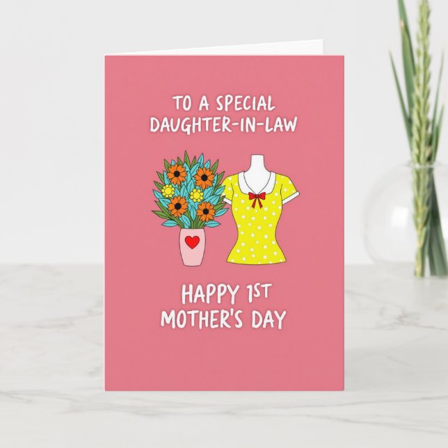 Floral Mothers Day Top Card (Front)