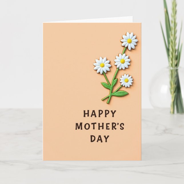 Floral Mothers Day Treat Card (Front)
