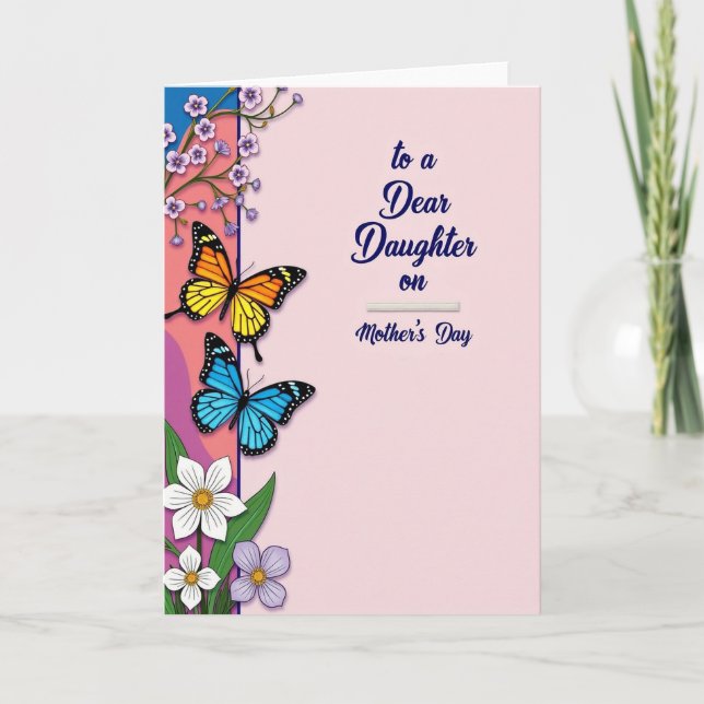 Floral Mothers Day Verse Card (Front)