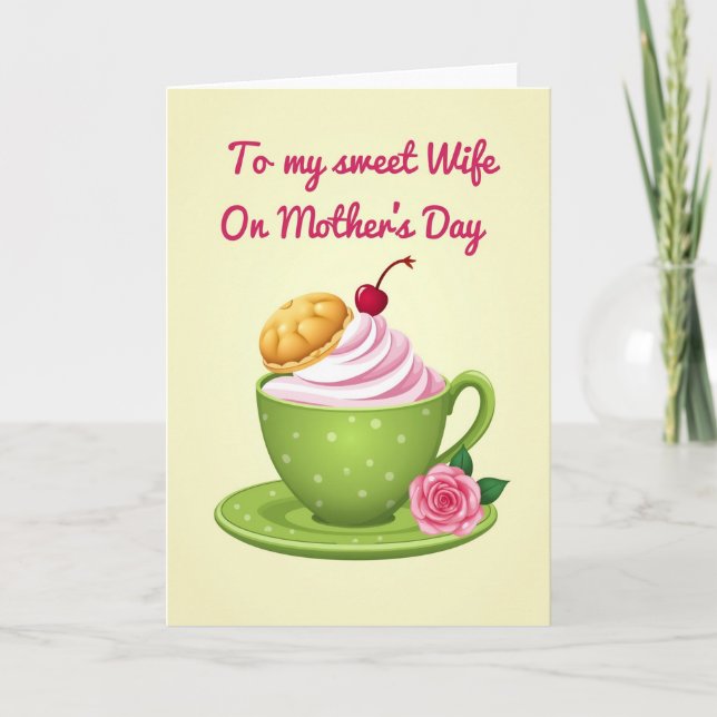 Floral Mothers Day Vessel Card (Front)
