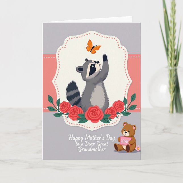 Floral Mothers Day Wonder Card (Front)
