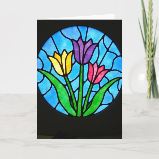 Floral Mothers Embrace Card (Front)