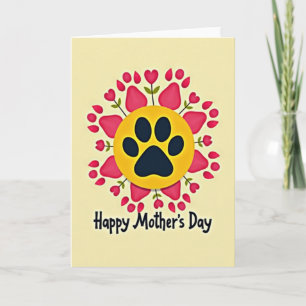 Floral Mothers Love Pet Card