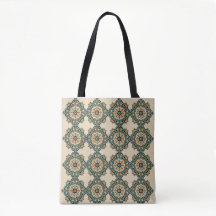 Floral Motif Tote bag