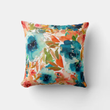 Floral Motifs in Watercolor