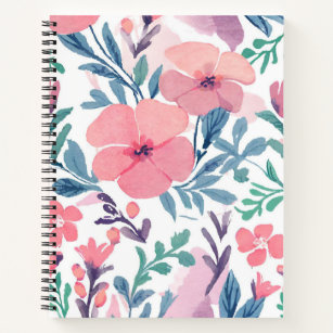 Floral Motivation Spiral Notebook