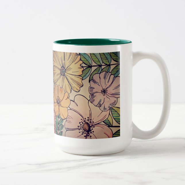 Floral mug  (Right)