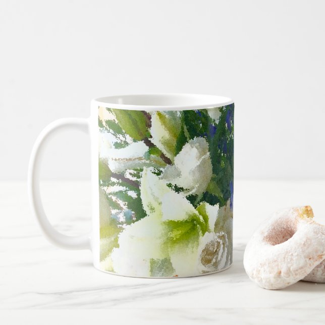 Floral Mug (With Donut)