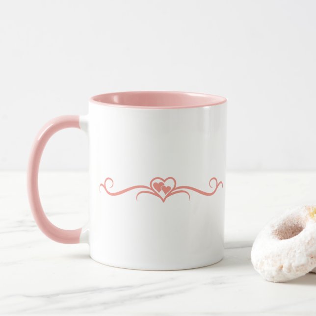 Floral Mug (With Donut)
