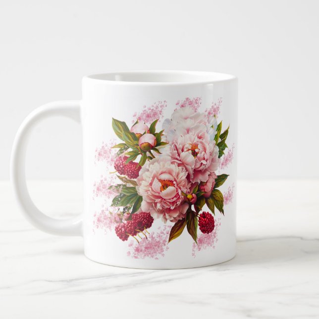 Floral Mug – Perfect Mother's Day Gift  (Left)