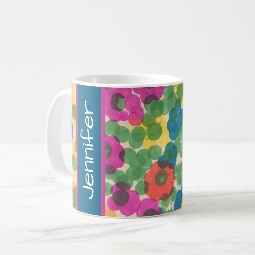 Floral Mug _ personalized